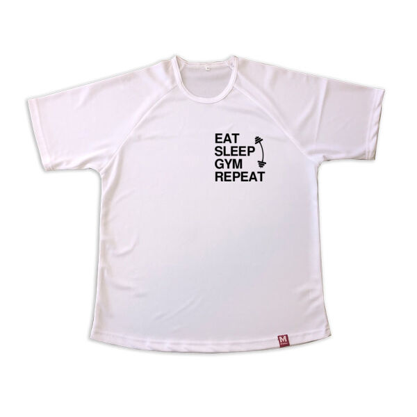 Eat sleep gym repeat - back Thumbnail